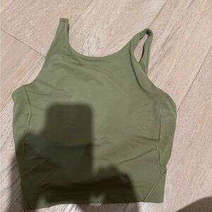 Lulu lemon green bra tank
